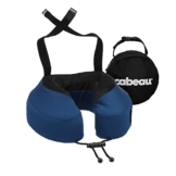 Cabeau Evolution S3 Travel Pillow – Straps to Airplane Seat – Ensures Your Head Won’t Fall Forward – Relax with Plush Memory Foam – Quick-Dry Fabric Keeps You Cool and Dry (Indigo)… - 1