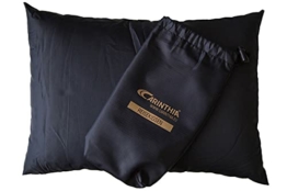Carinthia Outdoor Reisekissen mit G-Loft Füllung 30 x 40 cm mit kleinem Packsack - Ideal für Schlafsäcke - nur 130g Gewicht (Schwarz) - 1