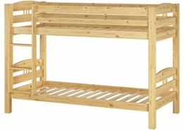 Erst-Holz® Stockbett Etagenbett Kiefer 90x200 massives Hochbett f. Kinderzimmer Doppelbett Rollrost 60.10-09 - 1