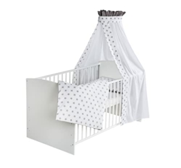 Komplettbettbett Classic White mit 3 teiligem Bettset - 1