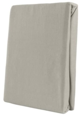 Leonado Vicent - Classic Spannbettlaken Bettlaken 100% Baumwolle Jersey Spannbetttuch in vielen Farben & Größen MARKENQUALITÄT ÖKO TEX Standard 100 (140 x 200 cm - 160 x 200 cm, Grau) - 1