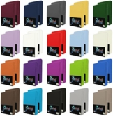 NatureMark 2er Pack Jersey Spannbettlaken, Spannbetttuch 100% Baumwolle in vielen Größen und Farben MARKENQUALITÄT ÖKOTEX Standard 100 | 90 x 200 cm - 100 x 200 cm - weiß - 1