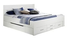 Rauch Möbel Isotta Bett mit Schubkästen in Weiß, Liegefläche 180x200cm, Gesamtmaße BxHxT 200x96x180 cm - 1