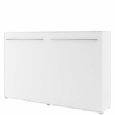 Schrankbett Concept PRO Horizontal, Wandklappbett, Bettschrank, Wandbett, Schrank mit integriertem Klappbett, Funktionsbett (120 x 200 cm, Weiß, Horizontal) - 1