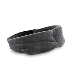 TEMPUR Schlafmaske für Damen und Herren, blickdichte verstellbare Schlafbrille für tiefe Entspannung, Grau - 1
