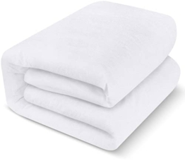 Utopia Bedding Wasserdichter Matratzenschoner 140 x 200 cm, Premium Terry Matratzenbezug 200 g/m², atmungsaktiv, rundum elastisch - 1